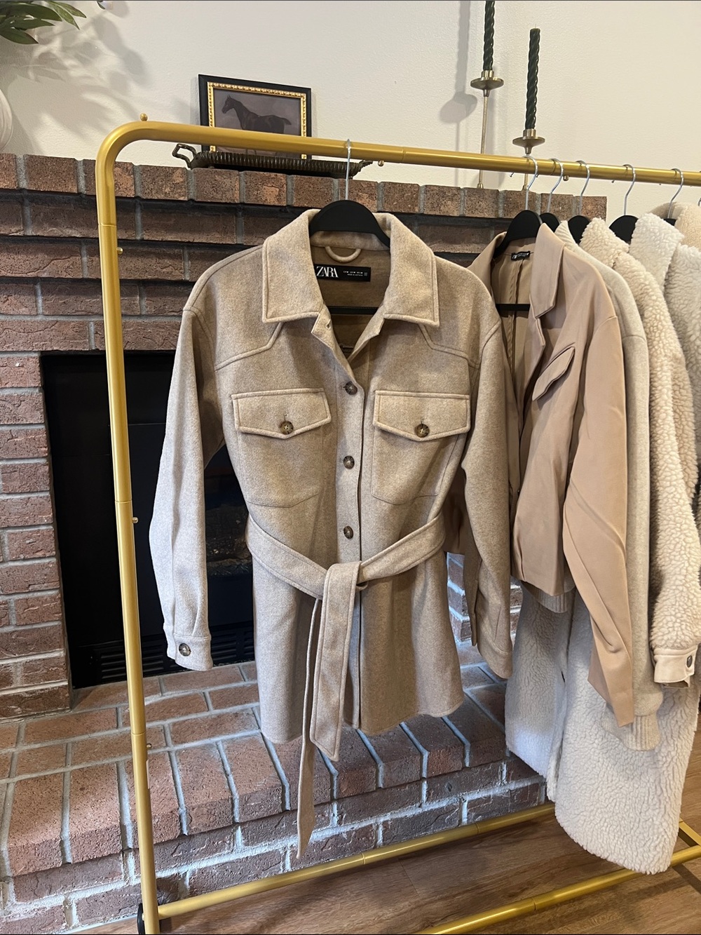 Zara Belted jacket M